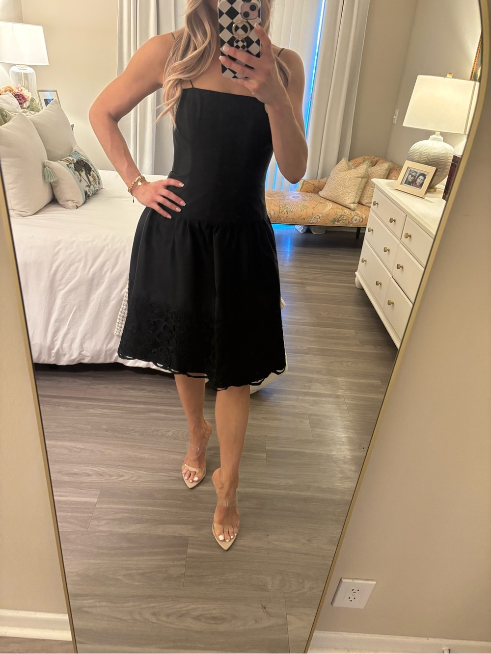 Chetta B by Sherrie Bloom & Peter Noviello Black Drop | Size 4